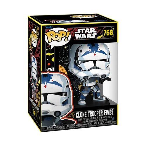 Star Wars: The Clone Wars Clone Trooper Fives (Retro) Funko Pop! Vinyl Figure #768 - Atomili Collectables