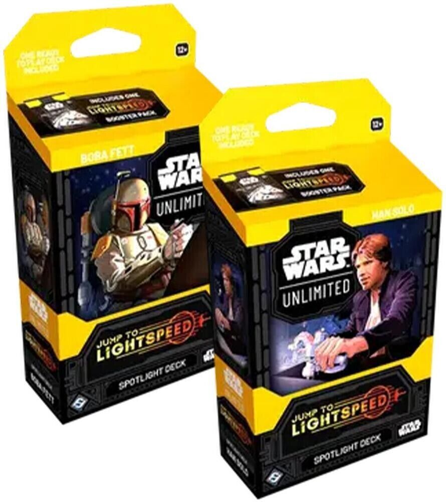 Star Wars: Unlimited - Jump to Lightspeed - Spotlight Deck (Set of 2) - Atomili Collectables