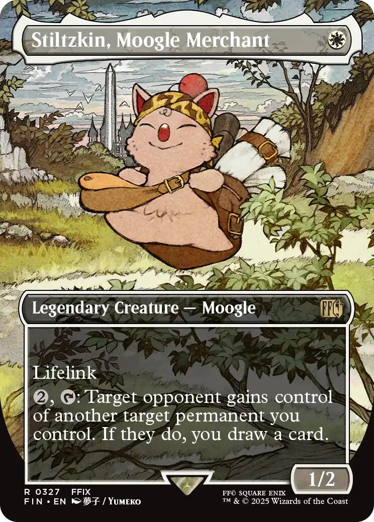 Stiltzkin, Moogle Merchant (Borderless) [FIN - 327] - Atomili Collectables