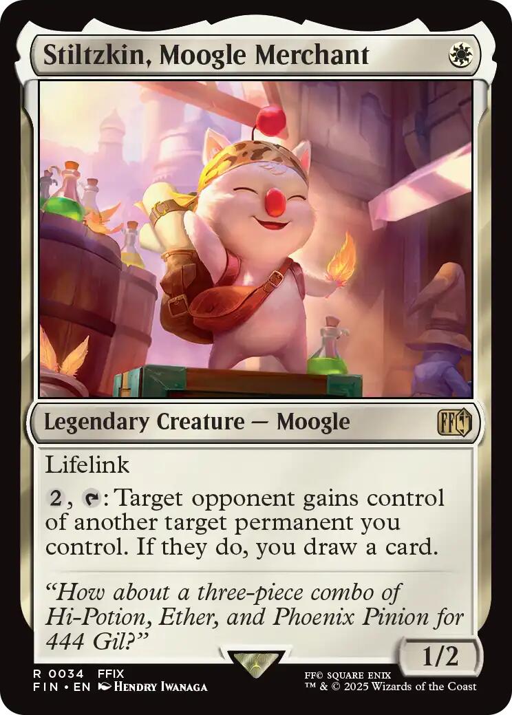 Stiltzkin, Moogle Merchant [FIN - 34] - Atomili Collectables