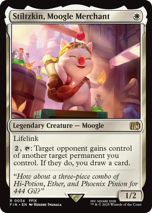 Stiltzkin, Moogle Merchant [FIN - 34] - Atomili Collectables