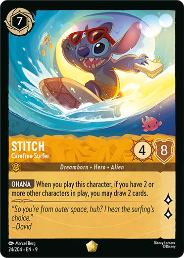 Stitch - Carefree Surfer [9 - 24/204] - Atomili Collectables