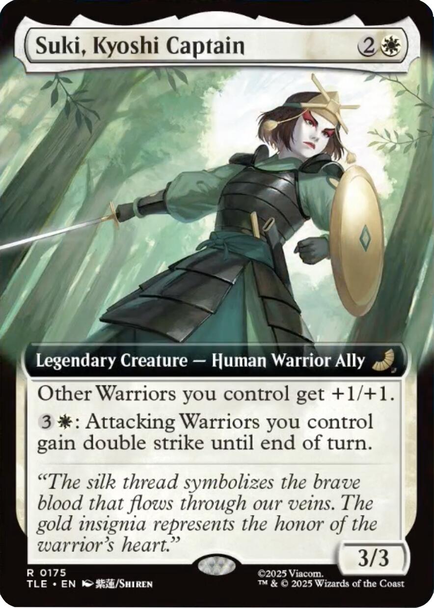 Suki, Kyoshi Captain (Extended Art) [TLE - 175] - Atomili Collectables