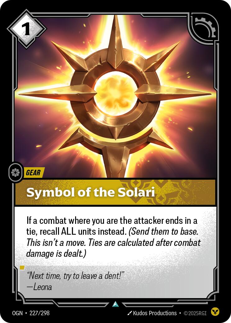 Symbol of the Solari [OGN - 227/298] - Atomili Collectables
