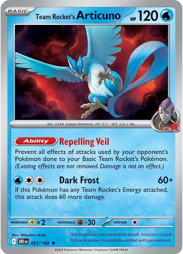 Team Rocket's Articuno [DRI - 051/182] - Atomili Collectables