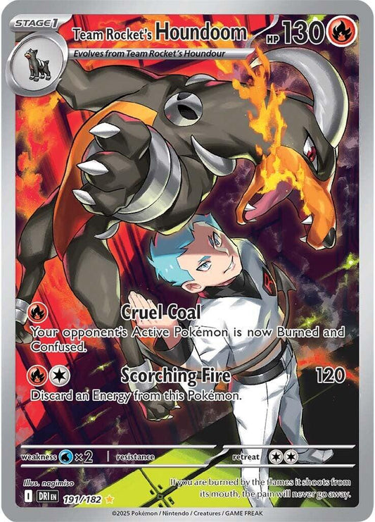 Team Rocket's Houndoom - 191/182 [DRI - 191/182] - Atomili Collectables