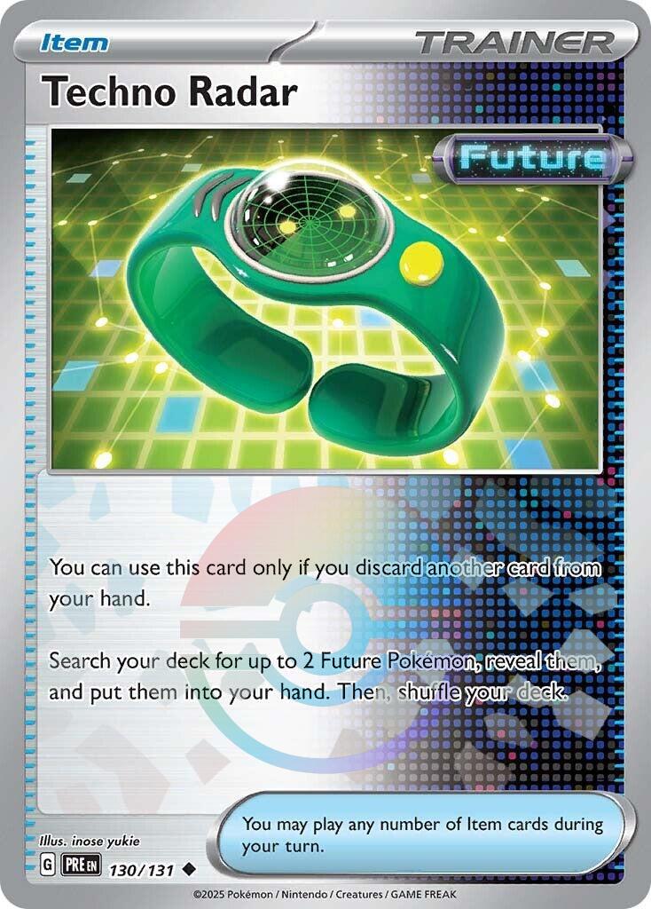 Techno Radar (Poke Ball Pattern) [PRE - 130/131] - Atomili Collectables