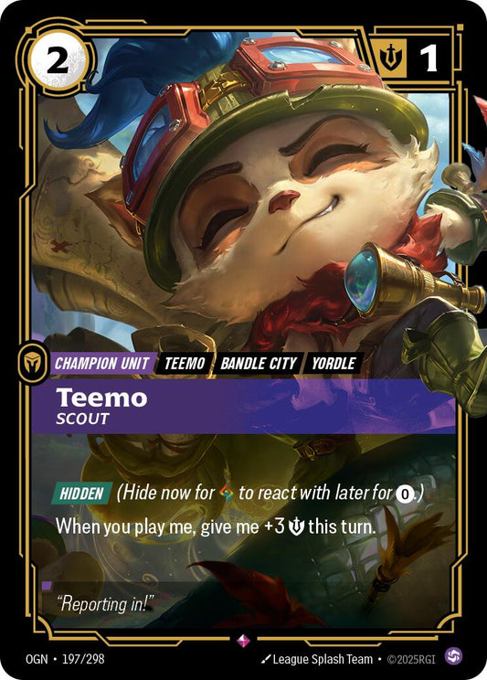 Teemo - Scout [OGN - 197/298] - Atomili Collectables