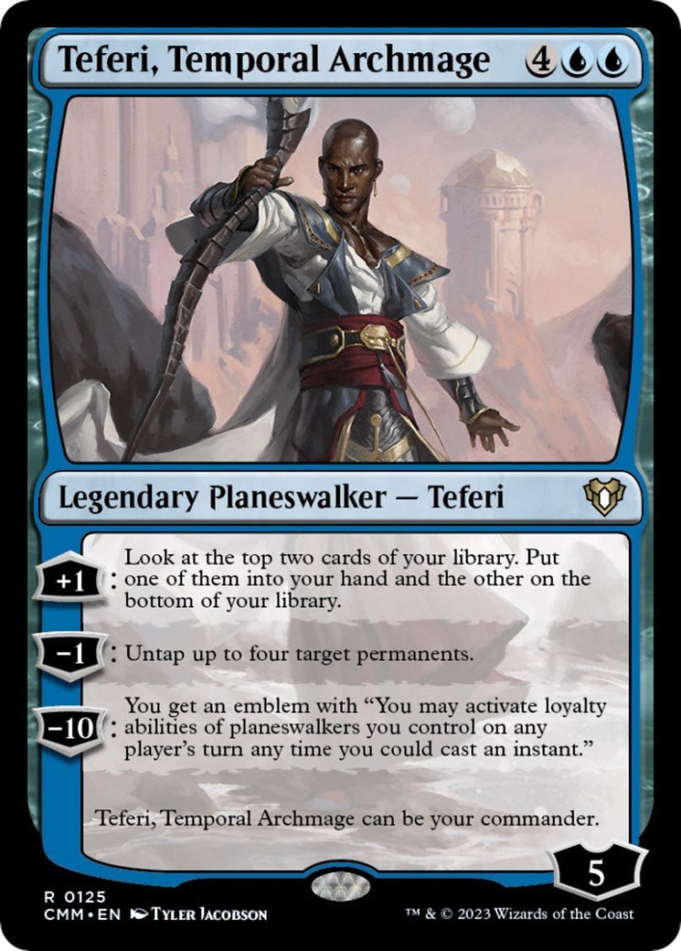 Teferi, Temporal Archmage [CMM - 125] - Atomili Collectables