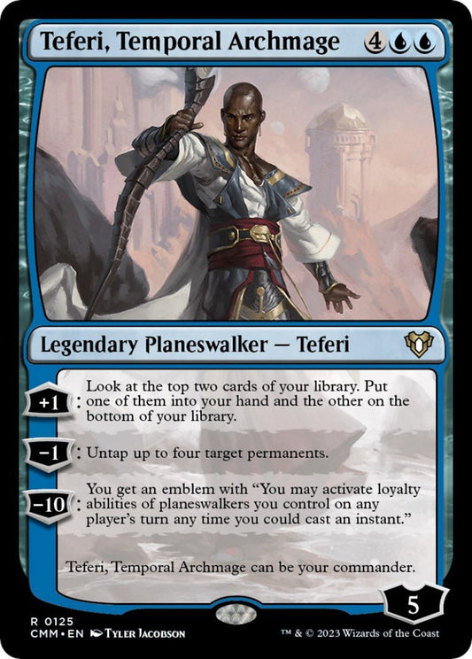 Teferi, Temporal Archmage [CMM - 125] - Atomili Collectables