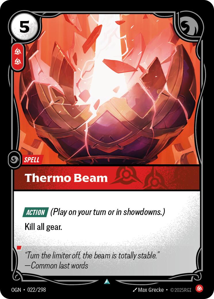 Thermo Beam [OGN - 022/298] - Atomili Collectables