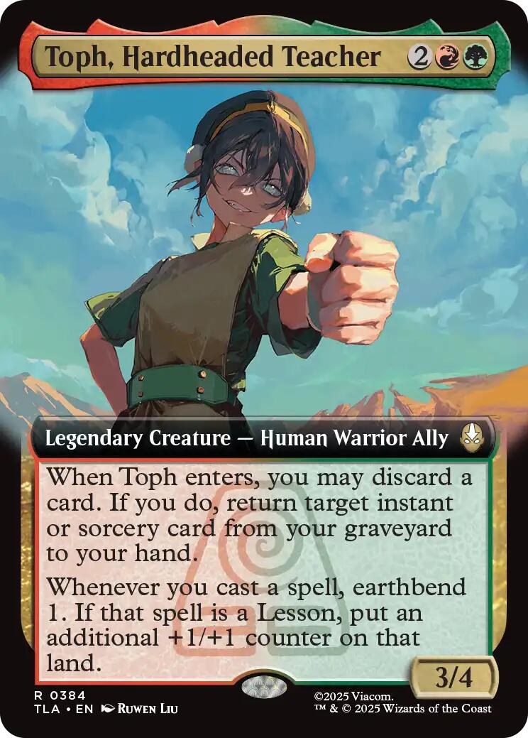 Toph, Hardheaded Teacher (Extended Art) [TLA - 384] - Atomili Collectables