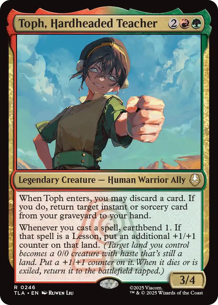 Toph, Hardheaded Teacher [TLA - 246] - Atomili Collectables