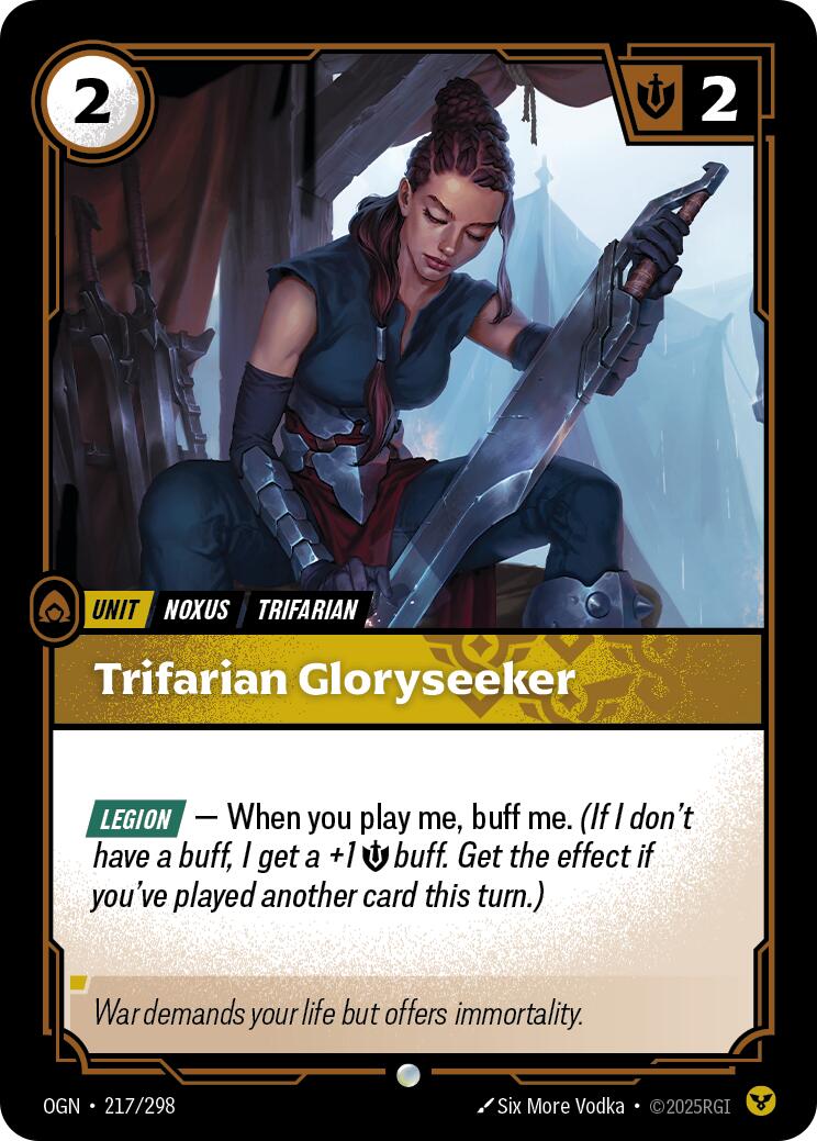 Trifarian Gloryseeker [OGN - 217/298] - Atomili Collectables