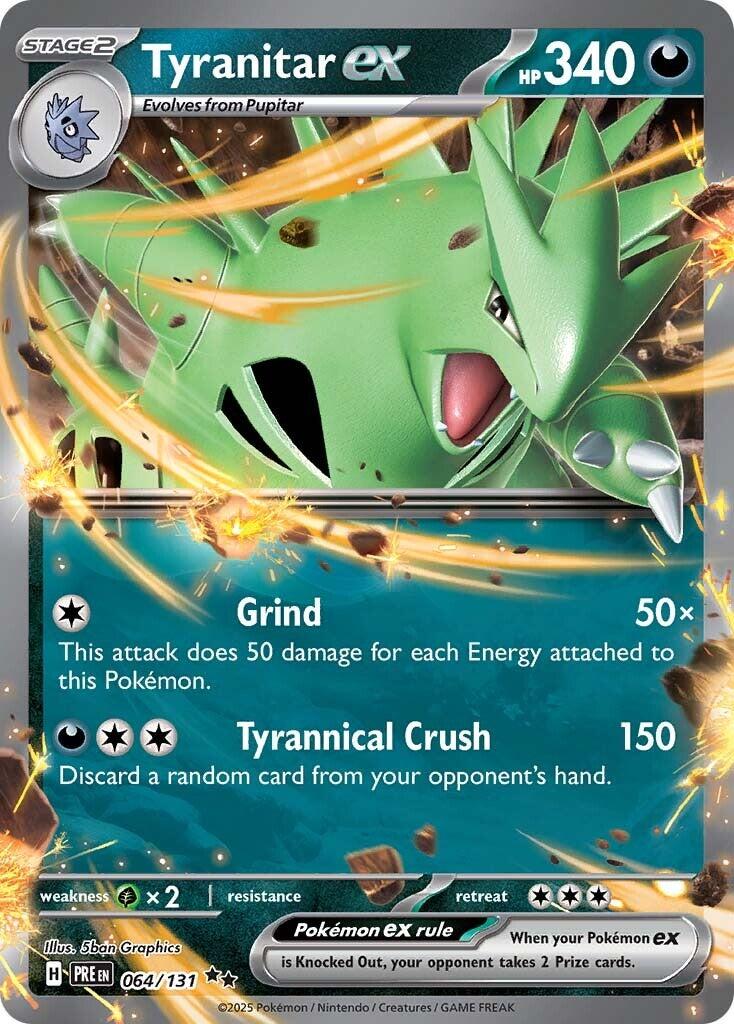 Tyranitar ex [PRE - 064/131] - Atomili Collectables