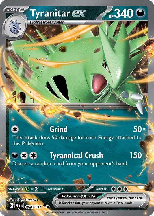 Tyranitar ex [PRE - 064/131] - Atomili Collectables