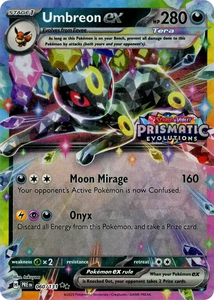 Umbreon ex - 060/131 (Prismatic Evolutions Stamp) [MCAP - 060/131] - Atomili Collectables