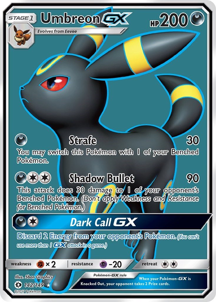 Umbreon GX (Full Art) [SM01 - 142/149] - Atomili Collectables