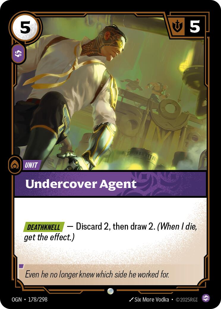 Undercover Agent [OGN - 178/298] - Atomili Collectables