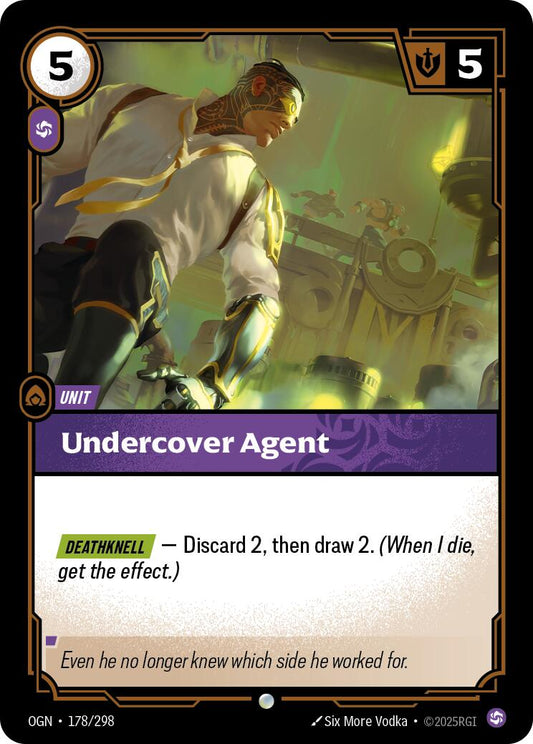Undercover Agent [OGN - 178/298] - Atomili Collectables