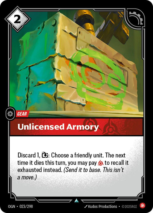 Unlicensed Armory [OGN - 023/298] - Atomili Collectables