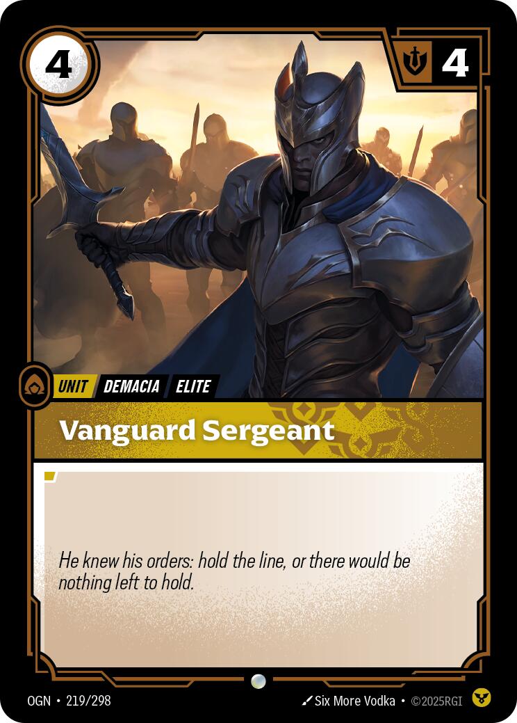 Vanguard Sergeant [OGN - 219/298] - Atomili Collectables