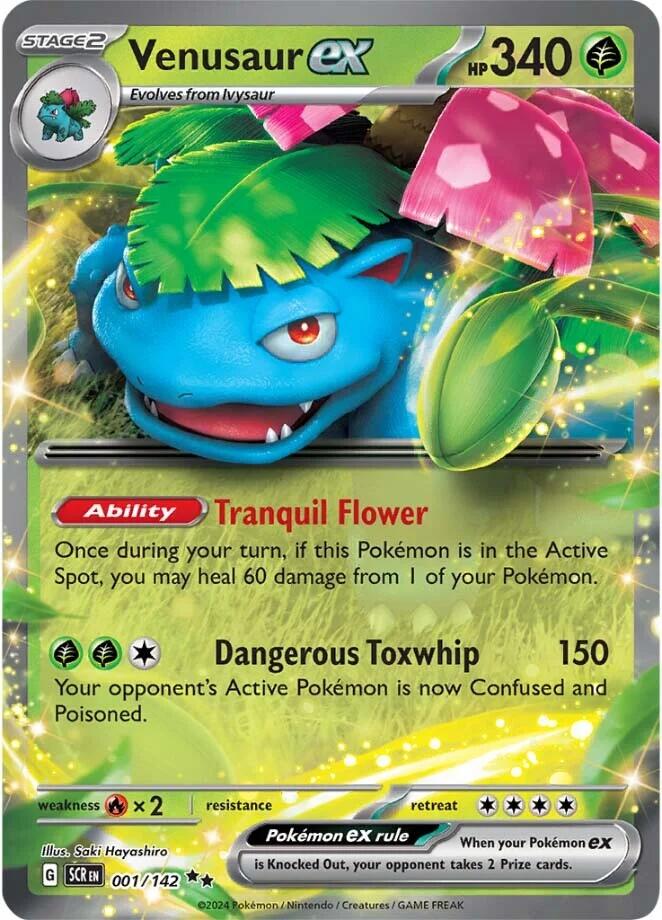 Venusaur ex [SCR - 001/142] - Atomili Collectables