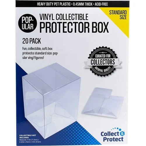 Vinyl Collectible Soft Collapsible Protector Box 20 - Pack - Atomili Collectables