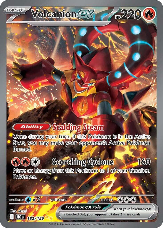 Volcanion ex - 182/159 [JTG - 182/159] - Atomili Collectables
