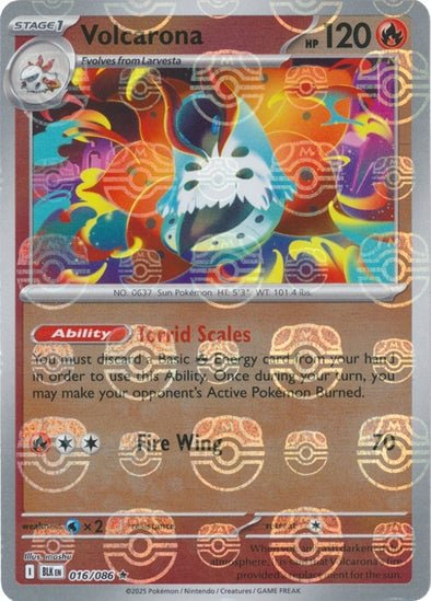 Volcarona (Master Ball Pattern) [BLK - 016/086] - Atomili Collectables