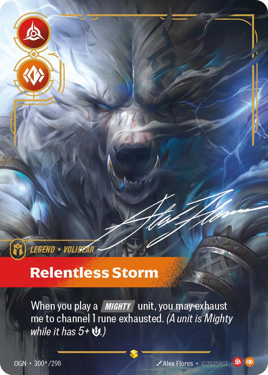 Volibear - Relentless Storm (Signature) [OGN - 300*/298] - Atomili Collectables