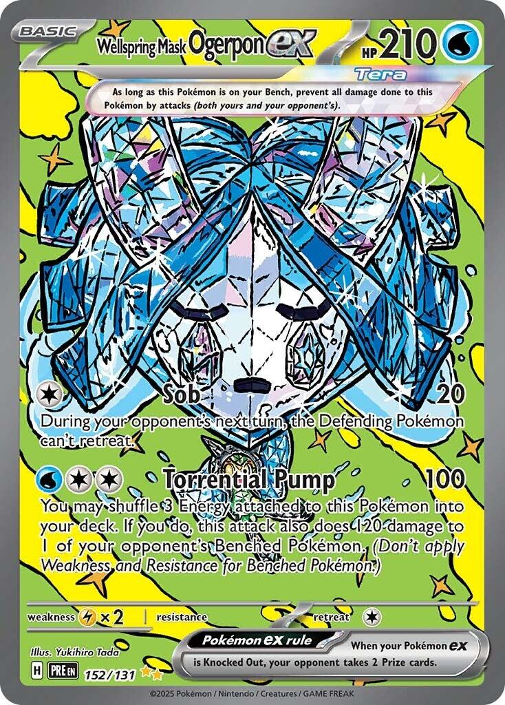 Wellspring Mask Ogerpon ex - 152/131 [PRE - 152/131] - Atomili Collectables
