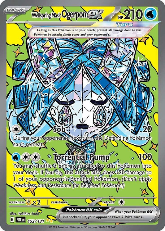 Wellspring Mask Ogerpon ex - 152/131 [PRE - 152/131] - Atomili Collectables