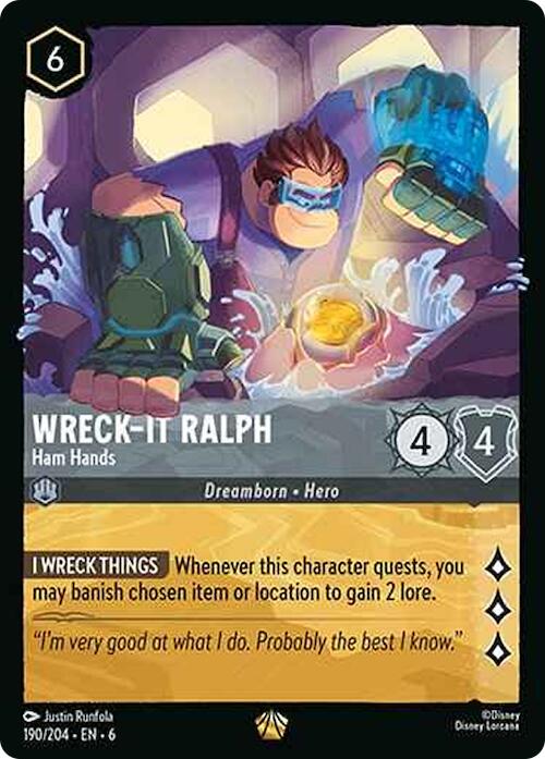 Wreck - It Ralph - Ham Hands [6 - 190/204] - Atomili Collectables