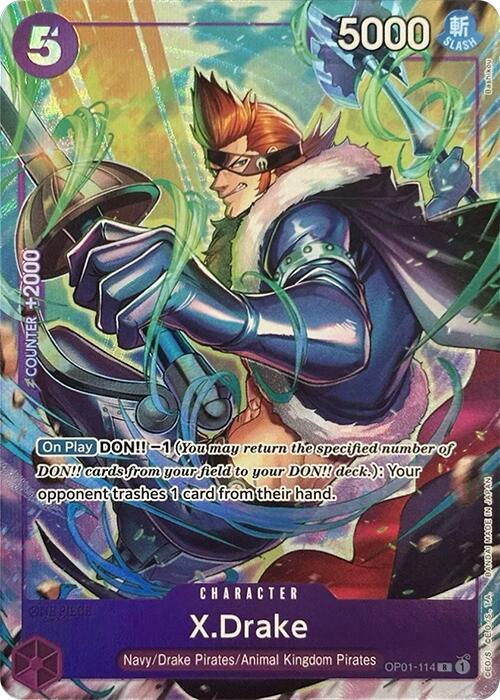 X.Drake (Premium Card Collection - Best Selection Vol. 2 - ) [OP - PR - OP01 - 114] - Atomili Collectables