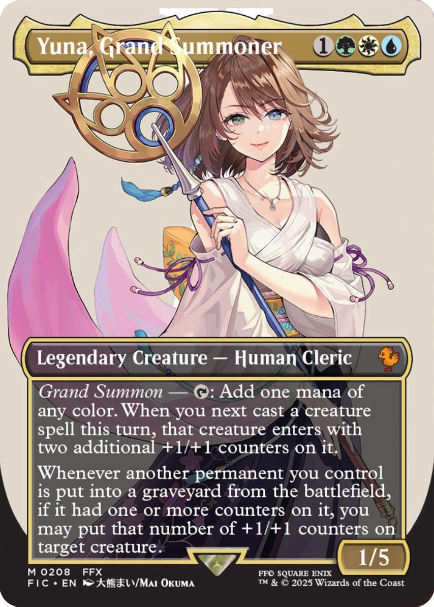Yuna, Grand Summoner (Borderless) [FIC - 208] - Atomili Collectables