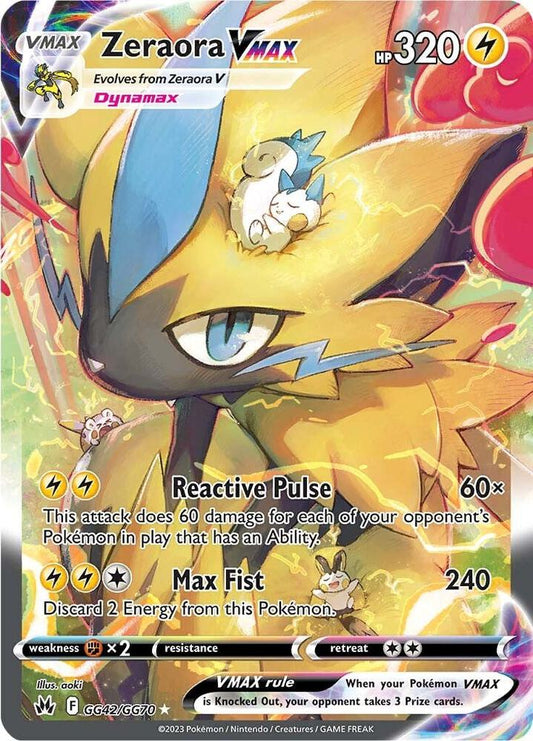 Zeraora VMAX - Crown Zenith: Galarian Gallery - Atomili Collectables