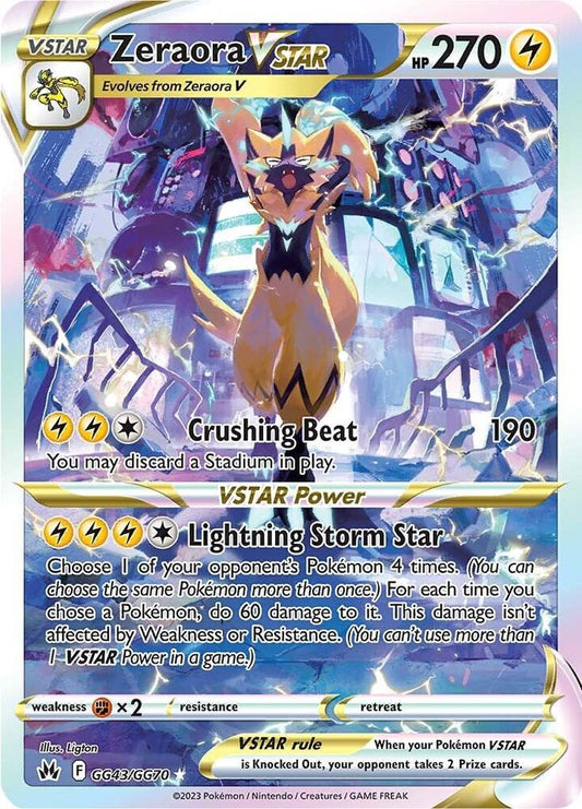Zeraora VSTAR - Crown Zenith: Galarian Gallery - Atomili Collectables